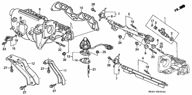 Intake Manifold for 1995 Honda Civic #0