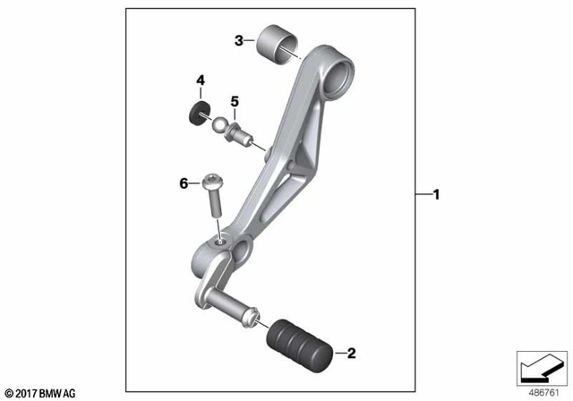 23417712037 - Design: Ball Pin - M8 for BMW-Motorrad Image