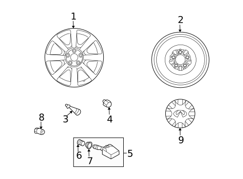Wheels for 2010 INFINITI FX50 #1
