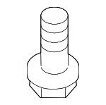 30776072 - Body: Deflector Panel Screw for Volvo Image