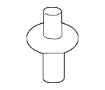 3541113 - Body: Bumper Cover Clip for Volvo Image