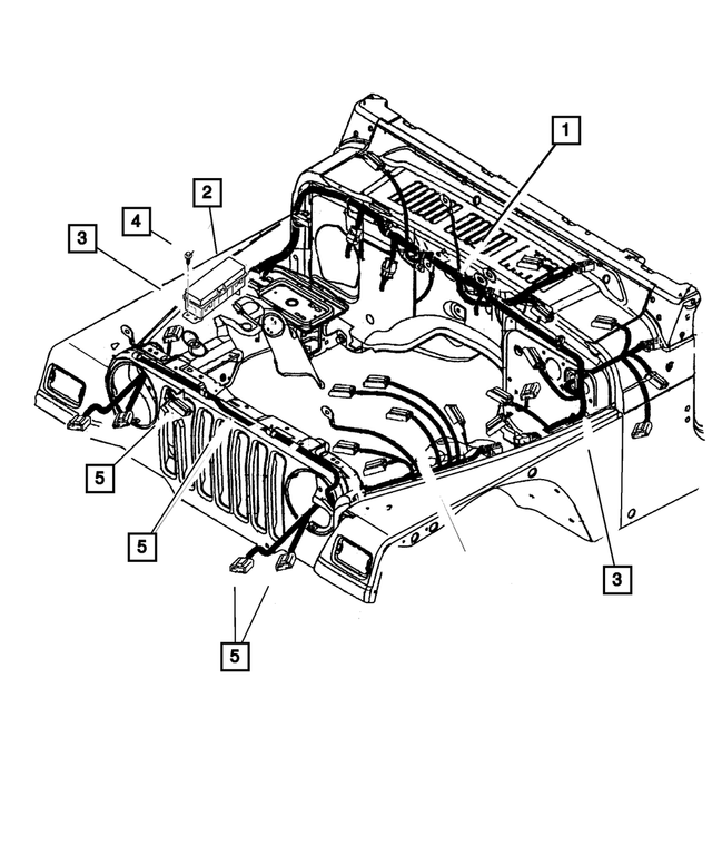 56010285AM - Electrical: Dash Panel Wiring for Mopar Image