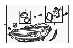 8W6941044E - Electrical: Headlamp Assembly for Audi Image