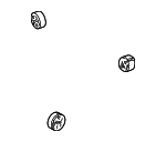 175650S011 - Exhaust: Muffler &amp; Pipe Hanger for Scion: xB | Toyota: C-HR, Corolla, Corolla Cross, GR Corolla, Highlander, Land Cruiser, Prius, Prius AWD-e, Prius Plug-In, Prius Prime, Prius V, RAV4, RAV4 Prime, Sequoia, Sienna, Tundra, Venza Image