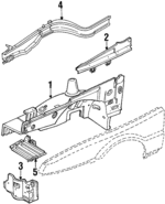 8941667231 - : Battery Tray for Isuzu Image