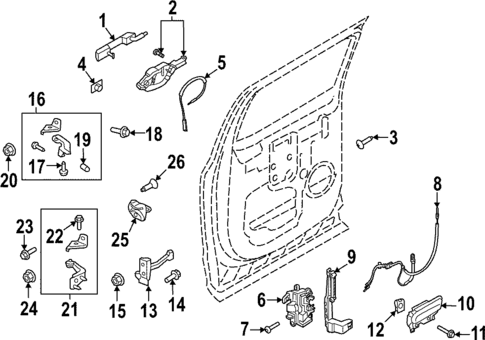Lock & Hardware for 2024 Ford F-150 Lightning #1