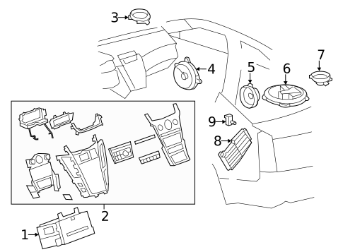Sound System for 2011 Cadillac CTS #2