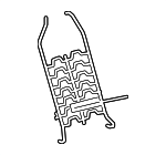 13561612 - Body: Support Spring for Buick: Enclave, Regal Sportback, Regal TourX | Cadillac: CT4, XT4 | Chevrolet: Colorado, Silverado 1500, Silverado 2500 HD | GMC: Canyon, Sierra 3500 HD Image