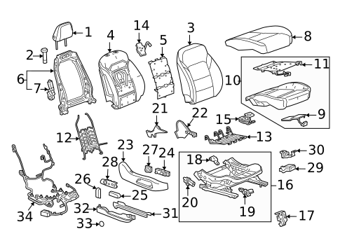 Power Seats for 2023 Buick Enclave #2
