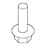 9015960498 - Body: Bumper Cover Lower Bolt for Lexus: ES300h, ES350, GS F, GS Turbo, GS200t, GS300, GS350, GS430, GS450h, GS460, IS F, IS200t, IS250, IS300, IS350, LS430, LS460, LS600h, RC F, RC200t, RC300, RC350, RX350, RX350L, RX450h, RX450hL Image