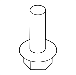 9011906782 - Body: Lower Bracket Screw for Lexus: ES300h, ES350, GS350, GS450h, GS460, IS F, IS200t, IS250, IS300, IS350, LS430, LS460, LS600h, LX470, LX600, LX700h, RC F, RC200t, RC300, RC350, RX450h Image