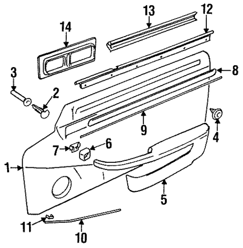 Interior Trim for 1995 Jaguar XJS #1