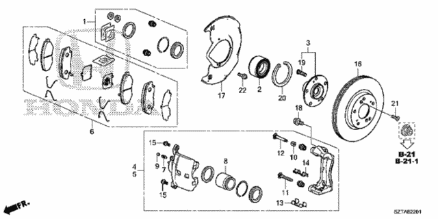 Front Brake (2) for 2016 Honda CR-Z #0