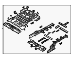 65500S8000 - Body: Floor Pan Assembly for Hyundai Image