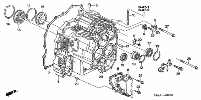 Transmission Case for 2006 Honda CR-V #0