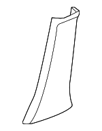 84121TX4A01ZC - Body: Lower Center Pillar Trim for Acura: RDX Image