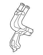3294208052 - : 2019 Toyota Highlander - Automatic Transmission Oil Cooler Hose for Toyota: Highlander Image