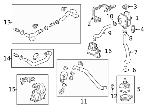 Radiator & Components for 2021 Chevrolet Bolt EV #0