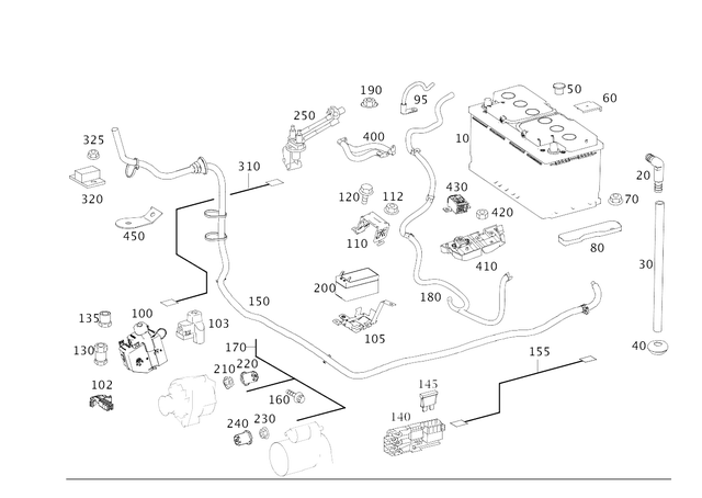 2516160118 - Electrical Equipment and Instruments: Rail for Mercedes-Benz: GL320, GL550, ML320, ML350, ML450, ML500, ML550, ML63 AMG, R320, R350, R500 Image image