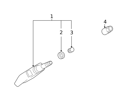 Tire Pressure Monitor Components for 2009 Suzuki SX4 #0