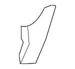 HXT500750NUG - Body: Hinge Cover for Land Rover: Range Rover Sport Image