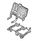 HTA500250 - Body: Seat Frame for Land Rover: Range Rover Sport Image