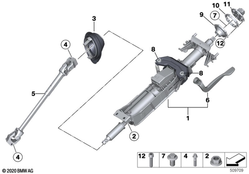 Steering Column for 2021 BMW M2 CS Racing #0