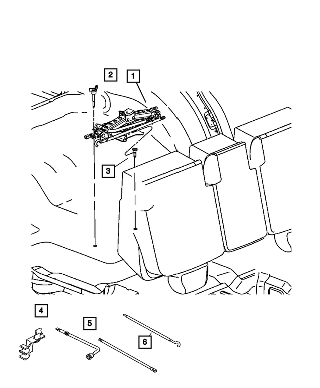 « 52855519AB – Wheels, Covers and Jacks : Agrafe pour Mopar Image »