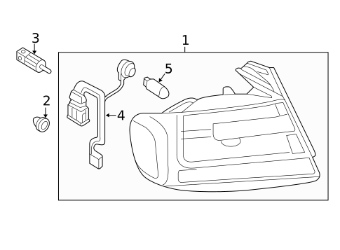 Tail Lamps for 2013 Audi A4 #1