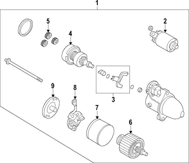 361403C221 - : Starter Solenoid for Hyundai Image
