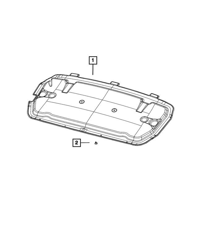 68360210AC - Interior Trim: Hood Insulation for Mopar Image