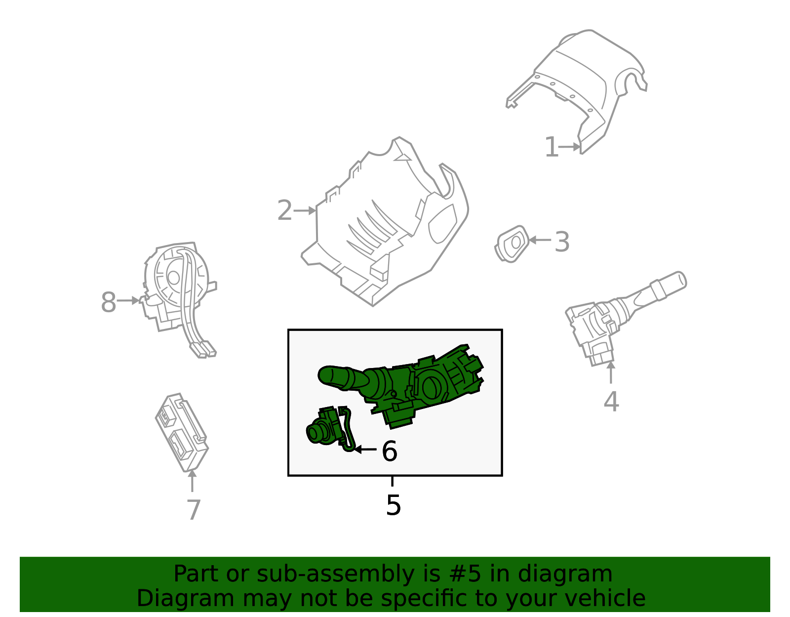 84140-35171 - High-Quality Combination Switch for 2010-2012 Lexus ...