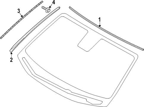 Reveal Moldings for 2024 Genesis Electrified G80 #0