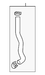 254153R200 - Cooling System: Lower Hose for Hyundai: Azera Image