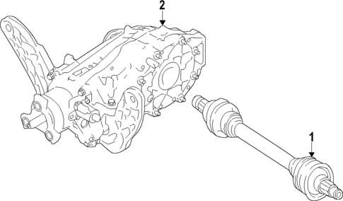 Propeller Shaft for 2019 INFINITI QX30 #0