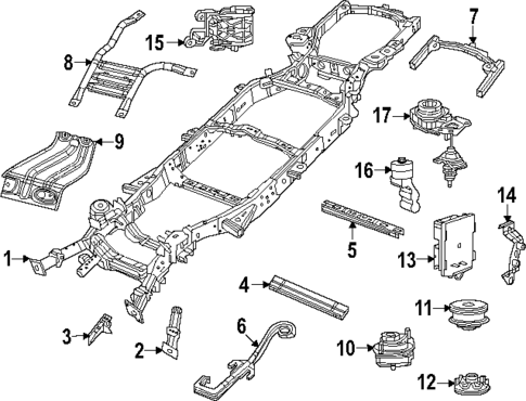 Frame & Components for 2023 Jeep Grand Wagoneer L #0