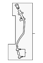 32324949 - : Filler Hose for Volvo: S60, S90, V60, V60 Cross Country, V90, V90 Cross Country, XC60, XC90 Image