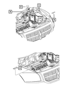 4721769AA - Labels: Brake Fluid Warning Label for Dodge: Caliber | Jeep: Compass, Patriot, Wrangler Image