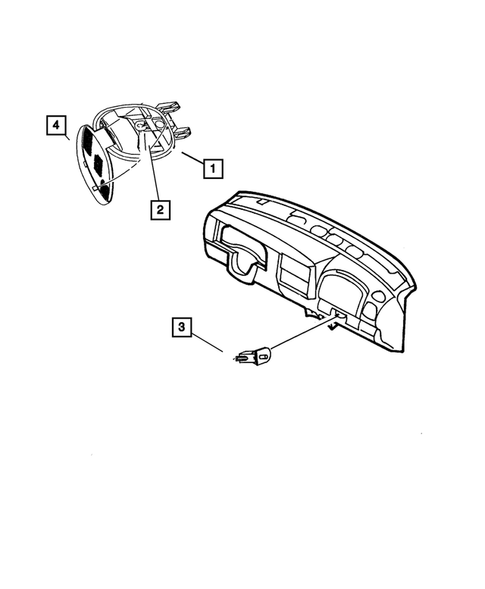 Lamps - Front, Rear and Courtesy for 2002 Dodge Dakota #3