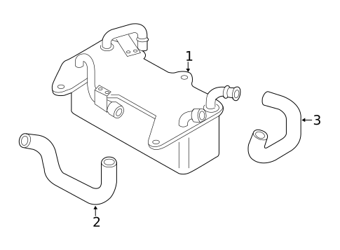Trans Oil Cooler for 2014 Audi S8 #0