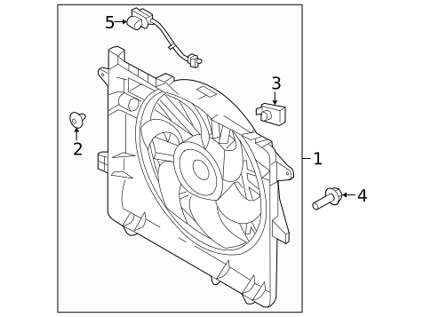Cooling Fan, Clutch & Motor for 2009 Ford Mustang #0