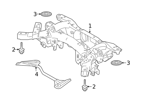 Suspension Mounting for 2020 Lexus NX300 #0