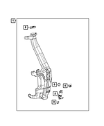 5152030AA - Electrical: Washer, Windshield Pump for Chrysler: 200, 300, Aspen, Pacifica, Sebring, Town &amp; Country, Voyager | Dodge: Avenger, Caliber, Durango, Grand Caravan, Journey, Nitro, Ram 1500, Ram 2500, Ram 3500 | Fiat: 500 | Jeep: Cherokee, Commander, Compass, Grand Cherokee, Grand Cherokee WK, Liberty, Patriot, Wrangler, Wrangler JK | Ram: 1500, 1500 Classic, 2500, 3500, C/V Image