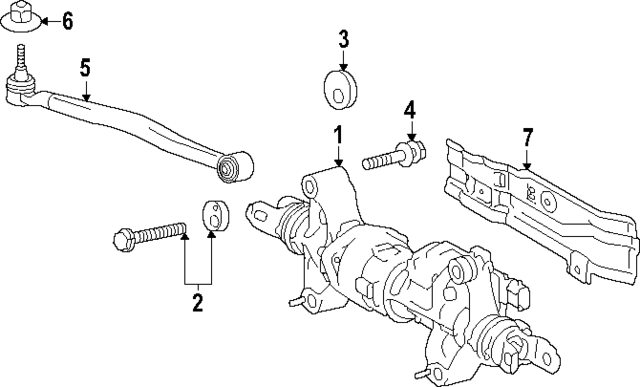4840948040 - Steering: Gear Assembly Adjust Bolt for Lexus Image