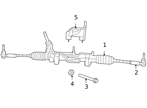 Steering Gear & Linkage for 2011 Dodge Caliber #0