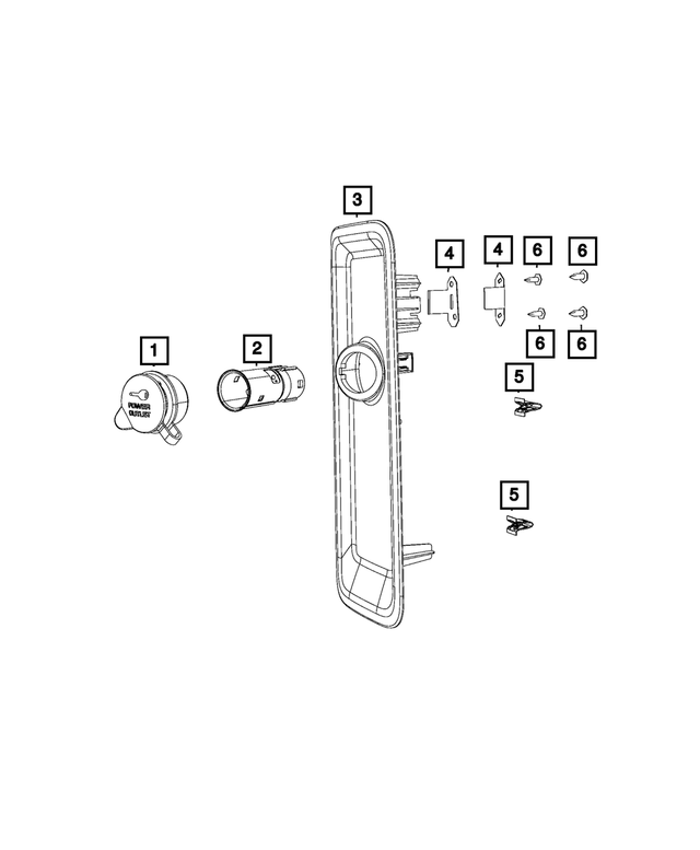 68261058AA - Electrical: Module Bracket, Right for Mopar Image