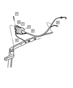 6507066AA - Fuel: Hex Head Bolt And Coned Washer, Mounting for Mopar Image