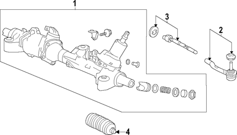 Steering Gear & Linkage for 2014 Honda Accord #1