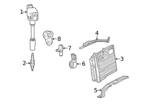 Ignition System for 2020 Toyota Camry #0