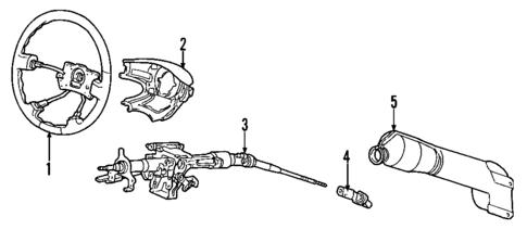 Steering Column for 2006 Acura RL #0